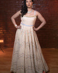 Beige Gown in Thread and Sequin Work - gown Sydney