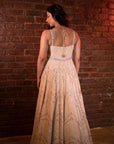Beige Gown in Thread and Sequin Work - gown Sydney