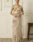 Miral Silk Organza Saree - designer silk saree