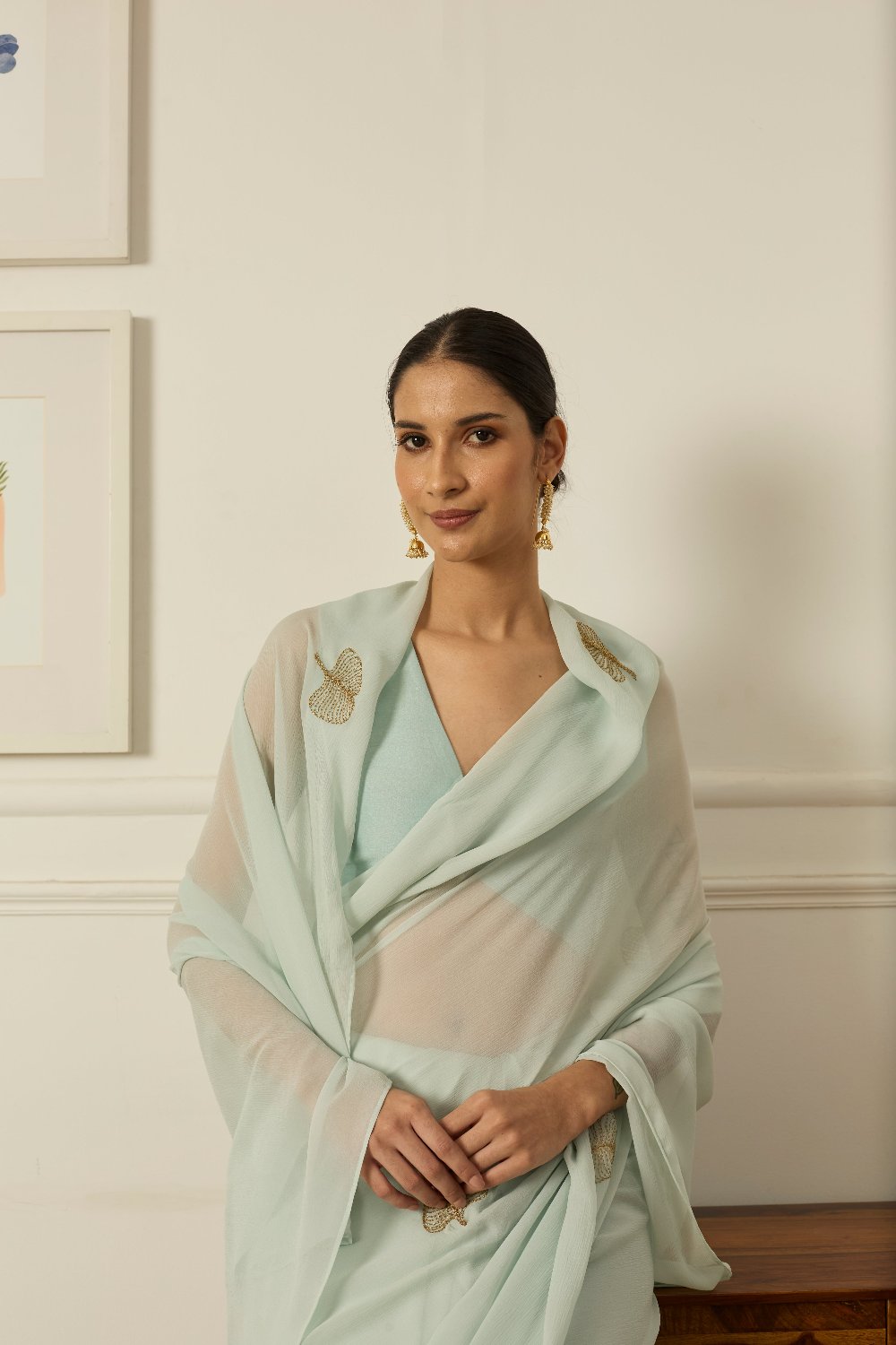 LUCY Chiffon Saree - saris dresses
