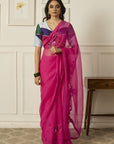 Pink Aradhana Saree - indian saree outfits