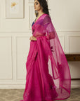 Pink Aradhana Saree - indian saree outfits