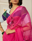 Pink Aradhana Saree - indian saree outfits