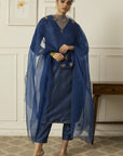 BLUE ROSE Kurta Set - blue indian outfits