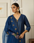 BLUE ROSE Kurta Set - blue indian outfits