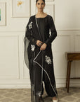 BLACK REET Kurta Set - india dress women