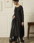 BLACK REET Kurta Set - india dress women
