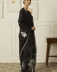 BLACK REET Kurta Set - india dress women