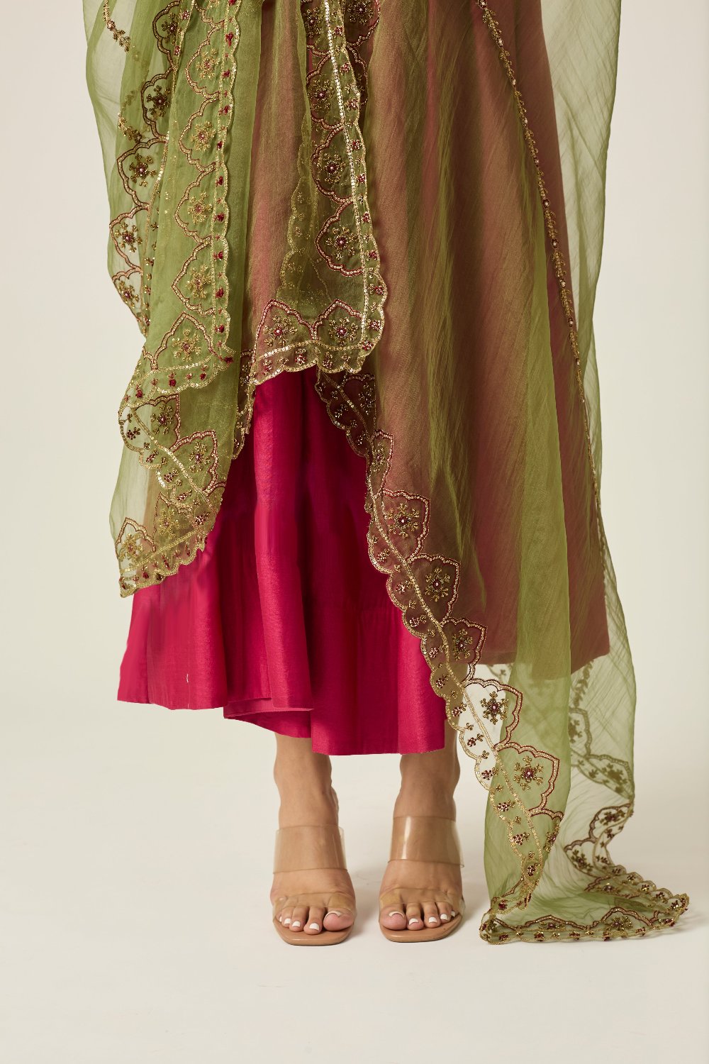 MEHAFIL Anarkali Set - pink indian outfits