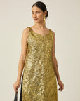 TILFI Golden Sharara Set - designer sharara