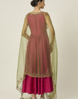 MEHAFIL Anarkali Set - pink indian outfits