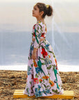 Kids Crepe Printed Top with Skirt Set - kids skirt set USA