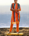 Georgette Tunic with Pants Set - indian attire for ladies Australia
