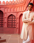 Ivory Sherwani with White Pants - ivory sherwani Australia