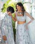 Grey Sherwani with White Pants - grey sherwani Australia