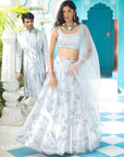 Grey Sherwani with White Pants - sherwani Sydney