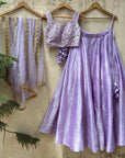 Lavender Kyra Lehenga set - lavender lehenga Australia