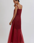 Maroon Aradhana Sharara Kurta Set - sharara set New Zealand