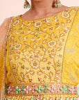 Mustard Yellow Anarkali Set - anarkali set Sydney