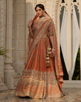 Aster Rust Lehenga Set - bridal lehenga USA
