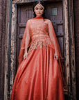 Sunset Corset Lehenga Set - bridal lehenga New Zealand