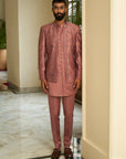 Deep Rose Jacket Set - indian clothes for men Canada