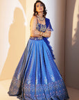 TRISHA Lehenga Set - blue lehenga New Zealand