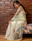 Ivory Sharara and Slip Kurta Set - sharara New Zealand