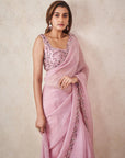 Lavender Organza Saree - saree Australia