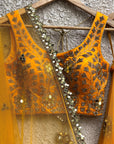 Mango Mirror Lehenga Set - yellow lehenga USA