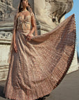 Brown Lehenga Set