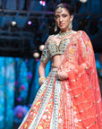 Toucan Bridal Lehenga Set - lehenga New Zealand
