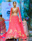 Flamingo Fiesta Lehenga Set - lehenga set Sydney