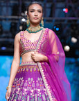 Flamingo Garden Lehenga Set - lehenga Canada