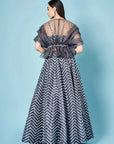 Ash Grey Chevron Skirt Set - skirt set New Zealand