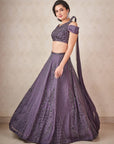 Ash Grey Lehenga - lehenga Australia