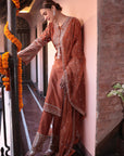 Rust Embroidered Suit - indian attire Canada