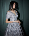 Moon Rock Grey Gown - gown Australia