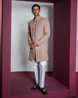 Opulent Open Sherwani Set - sherwani set New Zealand