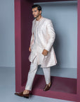 Majestic Floral Open Sherwani Set - open sherwani USA