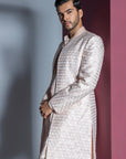 Majestic Floral Open Sherwani Set - open sherwani USA
