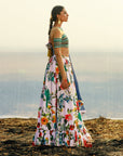 Crepe Printed Lehenga Set - lehenga choli Sydney