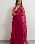 Roopa Rani Saree Set - hot pink saree Sydney