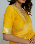 Madhubala Saree Set - yellow saree New Zealand