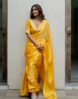 Madhubala Saree Set - yellow saree New Zealand