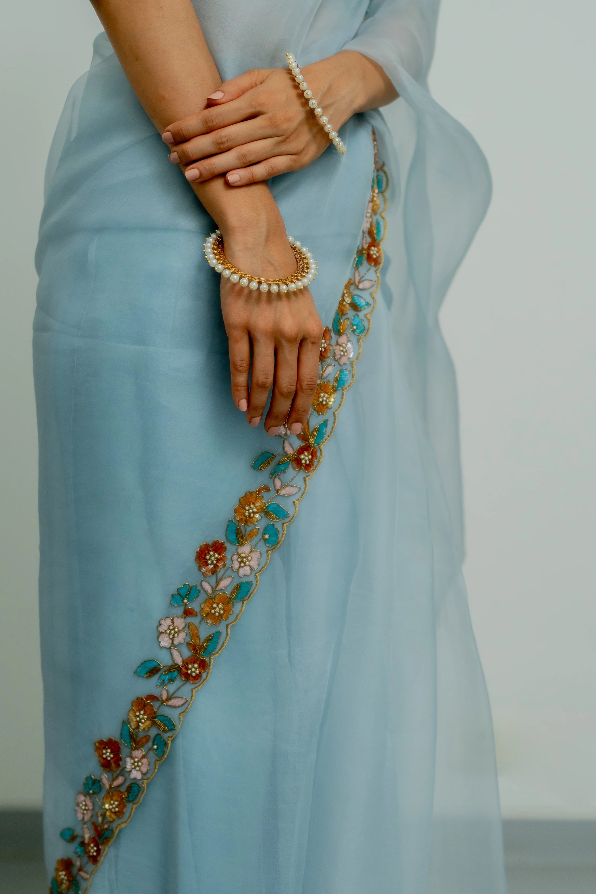 Lotus Saree Set - saree New Zealand