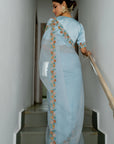 Lotus Saree Set - saree New Zealand