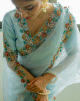 Lotus Saree Set - saree New Zealand