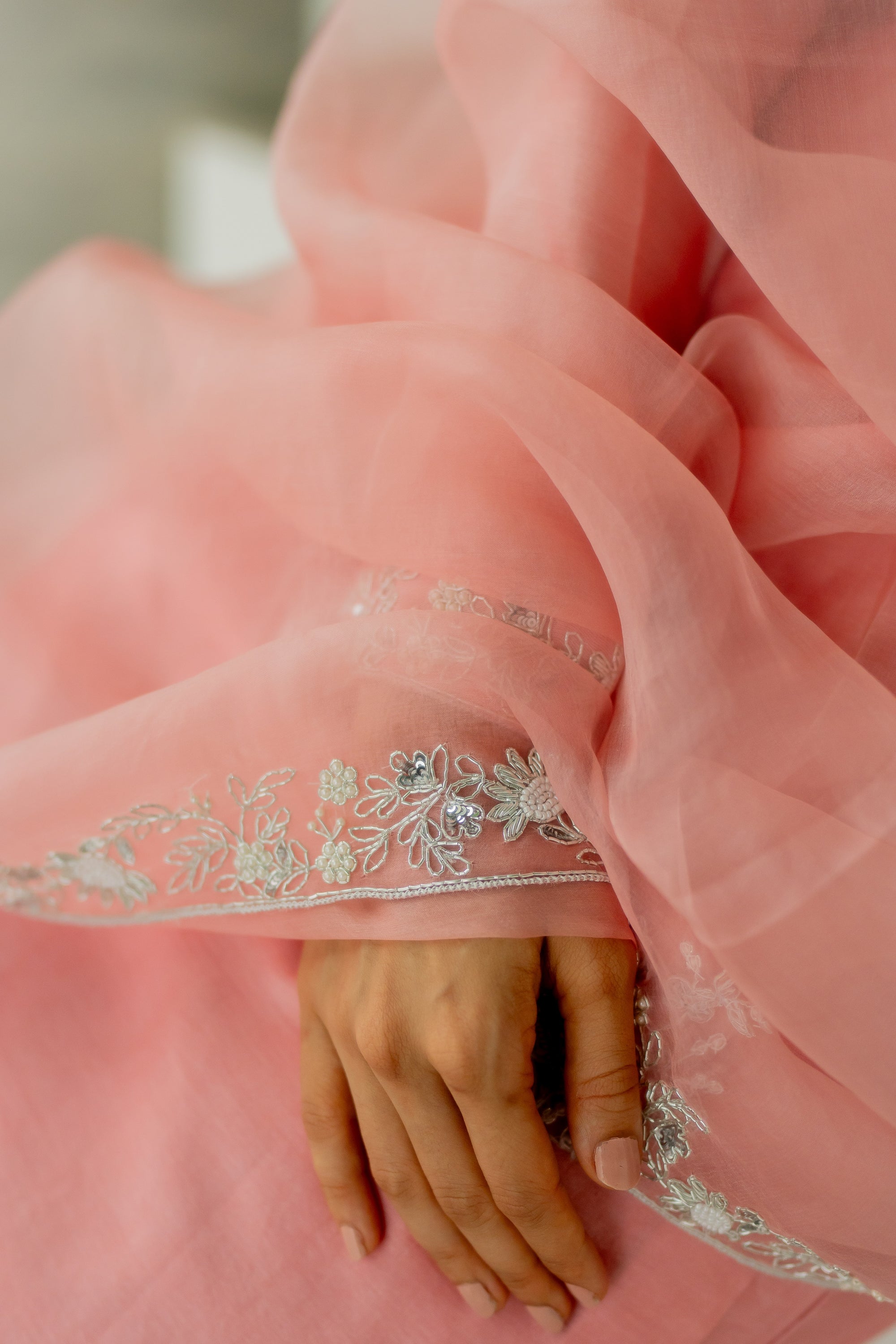 Ceiline Kurta Set - peach dress Sydney