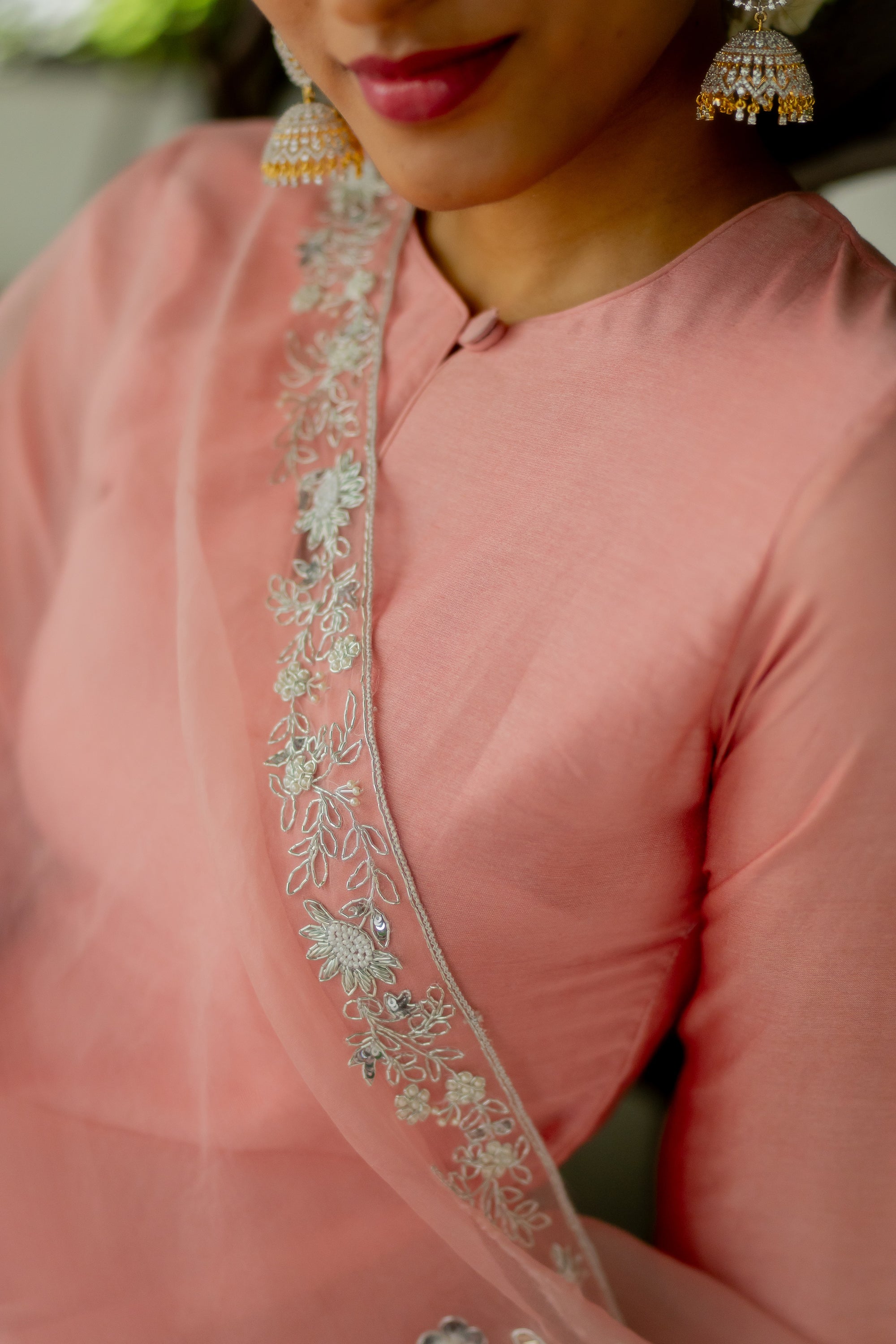 Ceiline Kurta Set - peach dress Sydney